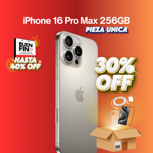 iPhone 16 Pro Max 256GB 93% (BUEN FIN)