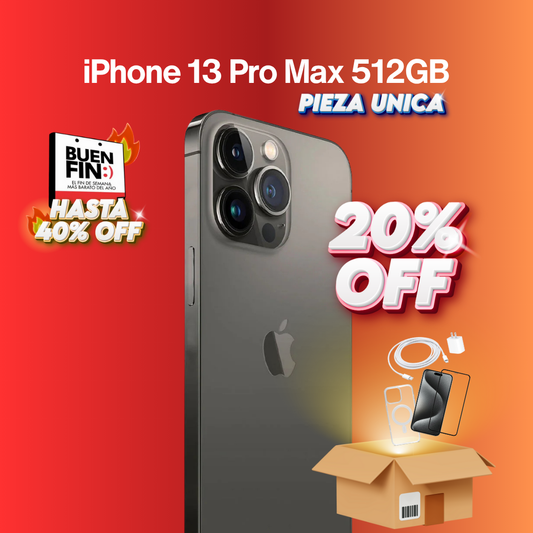 iPhone 13 Pro Max 512gb 86% BUEN FIN